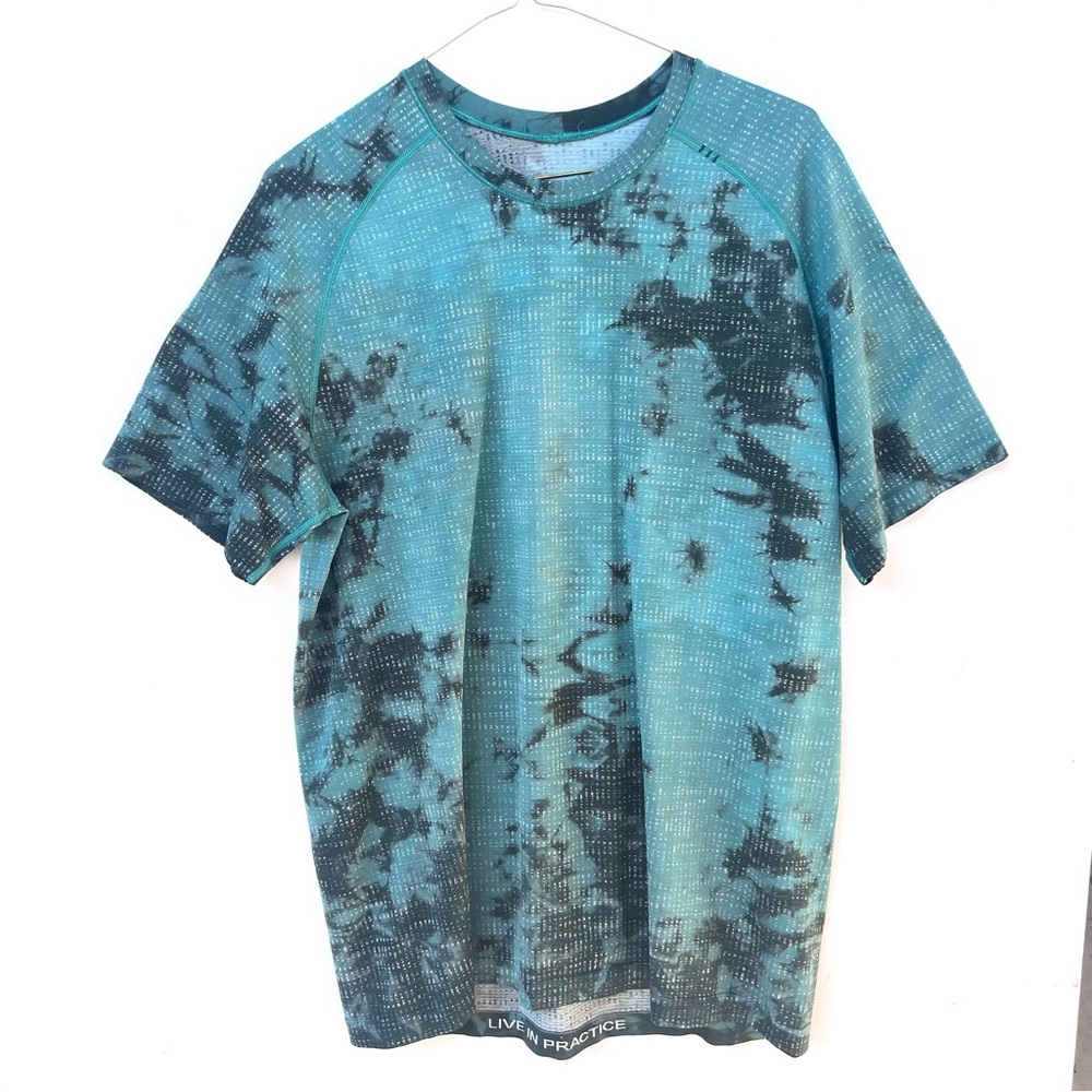 Lululemon Metal vent tie dye short sleeves swiftly shirt large L